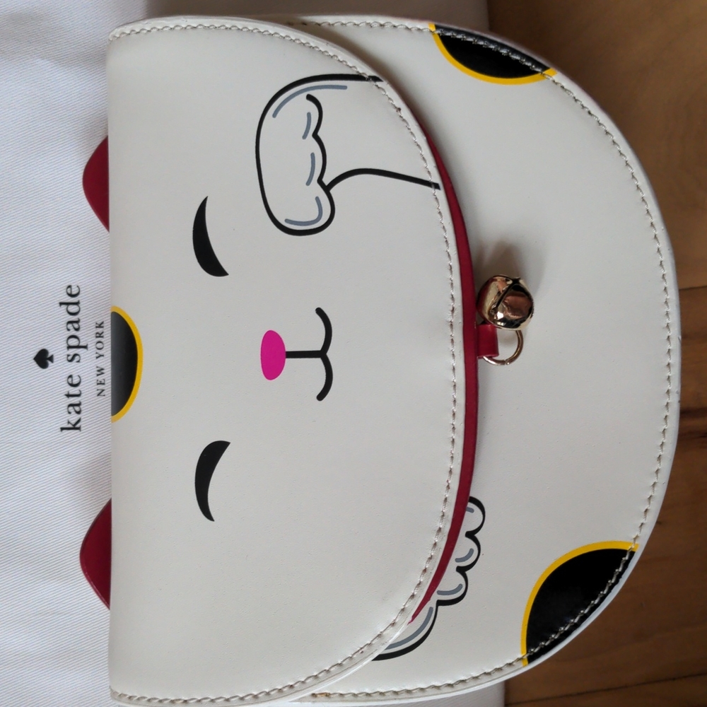 NWT Kate Spade Lucky Cat Tonti Street Crossbody Shoulder Bag Purse Clutch